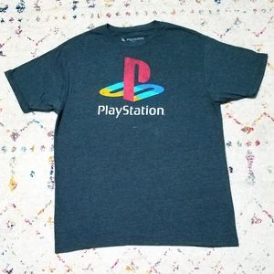 Sony Playstation Vintage Style Short Sleeve Shirt